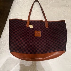 Barrington Savannah Tote (brown check)